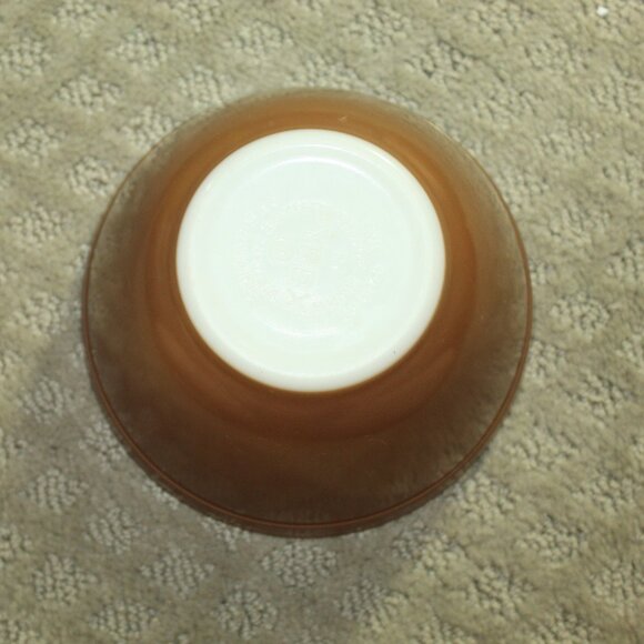 Vintage Pyrex Set Of 4 Mixing Bowls 401 - 404 Citrus Orange Yellow Green Brown - Picture 12 of 12